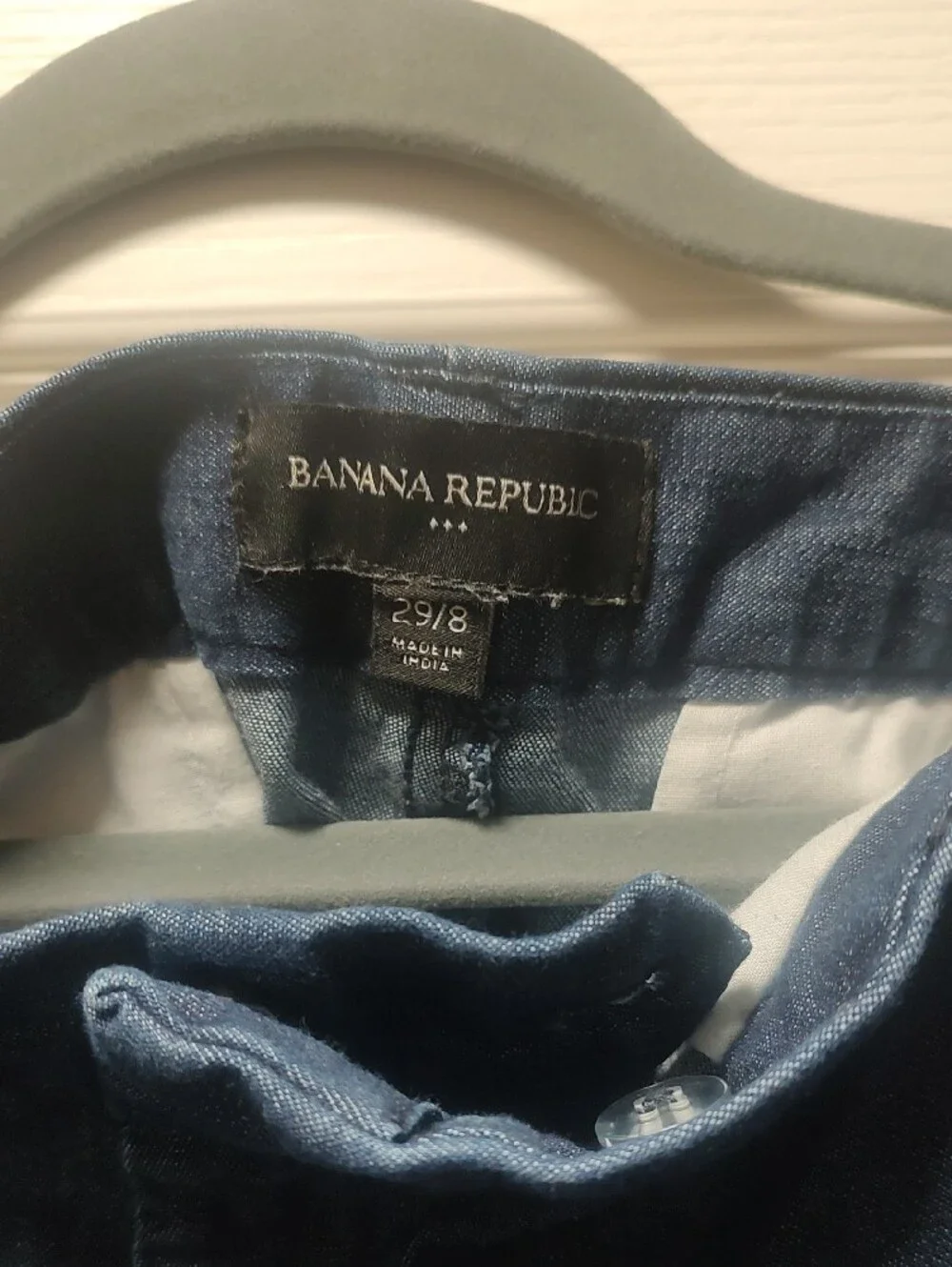 Banana Republic Navy Flat-Front Men's Shorts